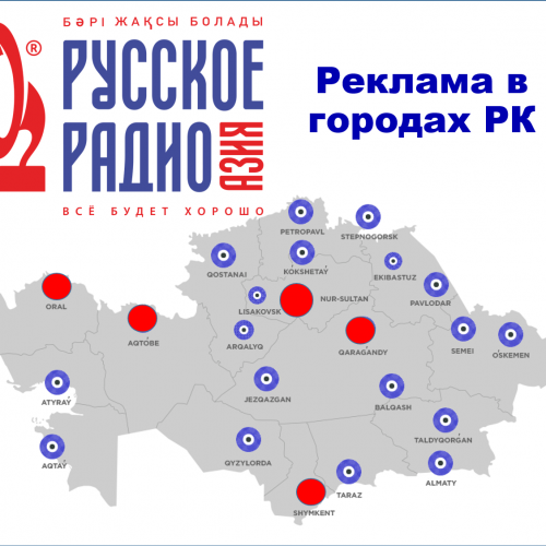 Реклама в городах РК